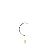Liaison USLIAIX 1 Suspension by AXO Light, Finish: Black/Black, Black/Matt Gold-Axo Light, Matt Gold/Black-Axo Light, Size: Small, Medium, Large, | Casa Di Luce Lighting