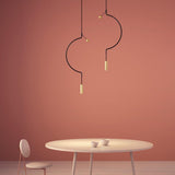 Liaison USLIAIX 1 Suspension by AXO Light, Finish: Black/Black, Black/Matt Gold-Axo Light, Matt Gold/Black-Axo Light, Size: Small, Medium, Large, | Casa Di Luce Lighting