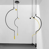 Liaison USLIAIX 1 Suspension by AXO Light, Finish: Black/Black, Size: Large, | Casa Di Luce Lighting