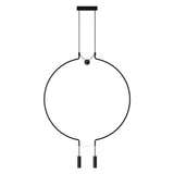 Liaison USLIAIX 2 Suspension by AXO Light, Finish: Black/Black, Size: Small, | Casa Di Luce Lighting