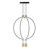 Liaison USLIAIX 4 Suspension by AXO Light, Finish: Black/Black, Size: Medium, | Casa Di Luce Lighting