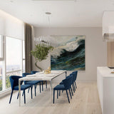 Crystal Spillray 26 Chandelier in Dining Room