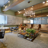 Crystal Spillray 30 Chandelier in Living Room