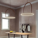 Rust Brown U-Light Pendant by Axo Light