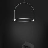 Anthracite Grey U-Light Pendant by Axo Light