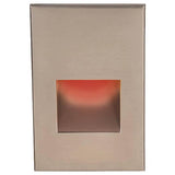 LEDme LED200 Step and Wall Light by W.A.C. Lighting, Finish: Black on Aluminum, Nickel Brushed, Bronze on Aluminum, Steel Stainless, White on Aluminum, Light Option: 120 Volt LED, 277 Volt LED, Color Temperature: Amber, Blue, Red, White | Casa Di Luce Lighting