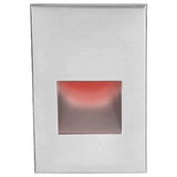 LEDme LED200 Step and Wall Light by W.A.C. Lighting, Finish: Black on Aluminum, Nickel Brushed, Bronze on Aluminum, Steel Stainless, White on Aluminum, Light Option: 120 Volt LED, 277 Volt LED, Color Temperature: Amber, Blue, Red, White | Casa Di Luce Lighting