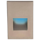 LEDme LED200 Step and Wall Light by W.A.C. Lighting, Finish: Black on Aluminum, Nickel Brushed, Bronze on Aluminum, Steel Stainless, White on Aluminum, Light Option: 120 Volt LED, 277 Volt LED, Color Temperature: Amber, Blue, Red, White | Casa Di Luce Lighting