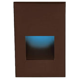 LEDme LED200 Step and Wall Light by W.A.C. Lighting, Finish: Black on Aluminum, Nickel Brushed, Bronze on Aluminum, Steel Stainless, White on Aluminum, Light Option: 120 Volt LED, 277 Volt LED, Color Temperature: Amber, Blue, Red, White | Casa Di Luce Lighting