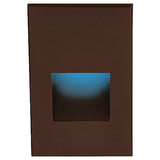 LEDme LED200 Step and Wall Light by W.A.C. Lighting, Finish: Black on Aluminum, Nickel Brushed, Bronze on Aluminum, Steel Stainless, White on Aluminum, Light Option: 120 Volt LED, 277 Volt LED, Color Temperature: Amber, Blue, Red, White | Casa Di Luce Lighting