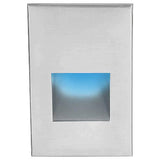 LEDme LED200 Step and Wall Light by W.A.C. Lighting, Finish: Black on Aluminum, Nickel Brushed, Bronze on Aluminum, Steel Stainless, White on Aluminum, Light Option: 120 Volt LED, 277 Volt LED, Color Temperature: Amber, Blue, Red, White | Casa Di Luce Lighting