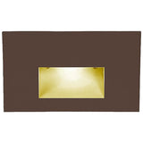 LEDme LED100 Step and Wall Light by W.A.C. Lighting, Finish: Bronze on Brass, Black on Aluminum, Nickel Brushed, Bronze on Aluminum, Graphite on Aluminum, Steel Stainless, White on Aluminum, Light Option: 120 Volt LED, 277 Volt LED, Color Temperature: Amber, Blue, Red, White | Casa Di Luce Lighting