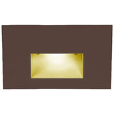 LEDme LED100 Step and Wall Light by W.A.C. Lighting, Finish: Bronze on Brass, Black on Aluminum, Nickel Brushed, Bronze on Aluminum, Graphite on Aluminum, Steel Stainless, White on Aluminum, Light Option: 120 Volt LED, 277 Volt LED, Color Temperature: Amber, Blue, Red, White | Casa Di Luce Lighting