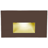 LEDme LED100 Step and Wall Light by W.A.C. Lighting, Finish: Bronze on Brass, Black on Aluminum, Nickel Brushed, Bronze on Aluminum, Graphite on Aluminum, Steel Stainless, White on Aluminum, Light Option: 120 Volt LED, 277 Volt LED, Color Temperature: Amber, Blue, Red, White | Casa Di Luce Lighting