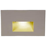 LEDme LED100 Step and Wall Light by W.A.C. Lighting, Finish: Nickel Brushed, Light Option: 277 Volt LED, Color Temperature: Amber | Casa Di Luce Lighting