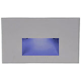 LEDme LED100 Step and Wall Light by W.A.C. Lighting, Finish: Bronze on Brass, Black on Aluminum, Nickel Brushed, Bronze on Aluminum, Graphite on Aluminum, Steel Stainless, White on Aluminum, Light Option: 120 Volt LED, 277 Volt LED, Color Temperature: Amber, Blue, Red, White | Casa Di Luce Lighting