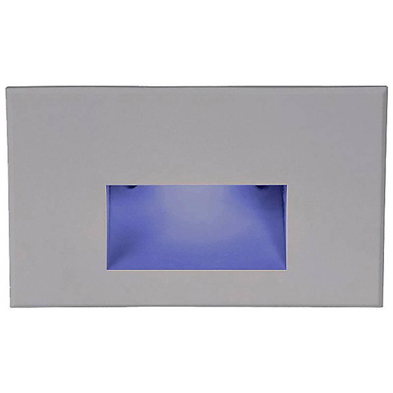LEDme LED100 Step and Wall Light by W.A.C. Lighting, Finish: Steel Stainless, Light Option: 120 Volt LED, Color Temperature: Blue | Casa Di Luce Lighting