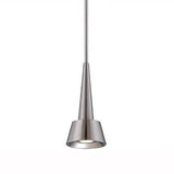 Brushed Nickel Rocket dweLED Pendant Details by WAC Lighting
