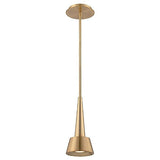 Brushed Brass Rocket dweLED Pendant by WAC Lighting