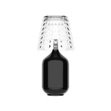 Glossy Black Valentina Cordless Table Lamp by Lodes Studio Italia Design