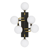 Opal/Brass Viaggio Wall Sconce by Tech Lighting