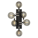 Smoke/Polished Nickel Viaggio Wall Sconce by Tech Lighting