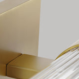 Burnished Brass Geneva Linear Sconce