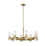 Burnished Brass Geneva Chandelier
