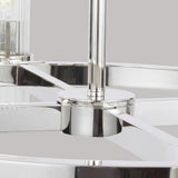 Polished Nickel Geneva Chandelier