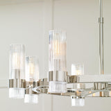 Polished Nickel Geneva Chandelier