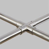 Linear Polished Nickel Bayview Chandelier