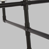 Medium Aged Iron Bayview Chandelier