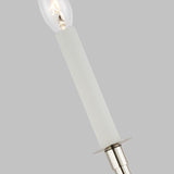 Left Polished Nickel Bayview Double Sconce