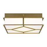 Burnished Brass Transom Flush Mount