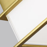 Burnished Brass Transom Flush Mount