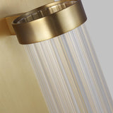 Burnished Brass Demi Sconce