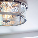 Polished Nickel Alec Flush Mount