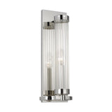 Polished Nickel Demi Sconce