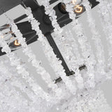 Dark Weathered Zinc Leon Flush Mount