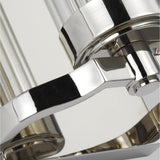 Polished Nickel Demi Sconce