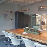 Walnut Small Vix Linear Suspension by Cerno