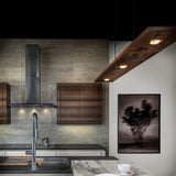 Walnut Medium Vix Linear Suspension by Cerno
