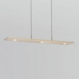 White Washed Oak Medium Vix Linear Suspension by Cerno