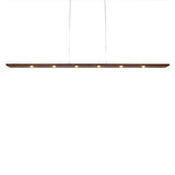 Walnut Large Vix Linear Suspension by Cerno