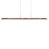 Walnut Large Vix Linear Suspension by Cerno