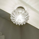 Diamante Ceiling Light by Vistosi, Color: Amber, Chrome, Light Option: LED, G9, E26, Size: Small, Medium, Large | Casa Di Luce Lighting