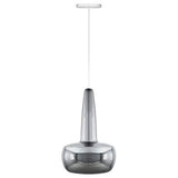 Clava Mini Pendant by UMAGE, Color: Polished Steel, Finish: White, | Casa Di Luce Lighting