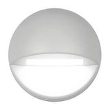 3011 Circle Deck & Patio Light by W.A.C. Lighting, Finish: White on Aluminum, Color Temperature: 3000K, | Casa Di Luce Lighting