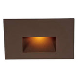 LED Horizontal Step Light by W.A.C. Lighting, Finish: Bronze on Aluminum, Color Temperature: Amber, | Casa Di Luce Lighting