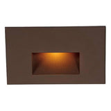 LED Horizontal Step Light by W.A.C. Lighting, Finish: Bronze on Brass, Color Temperature: Amber,  | Casa Di Luce Lighting